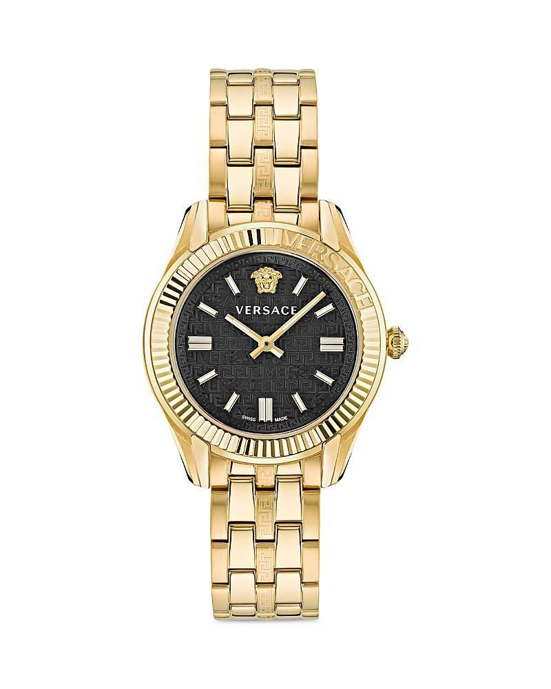 Versace Womens Swiss Greca Time Two Tone Stainless Steel Bracelet Watch 35mm Product Image