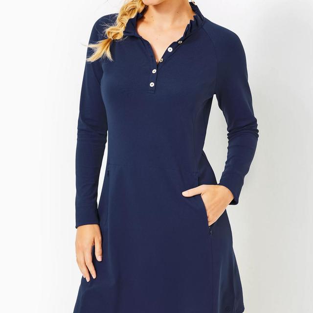 Hutton Polo Dress - Luxletic UPF 50+ Product Image