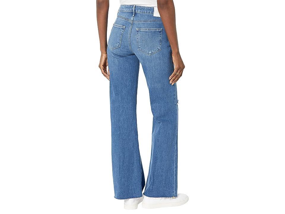 Paige Leenah 32 Seam Belt Loops Raw in Granada Destructed (Granada Destructed) Women's Jeans Product Image