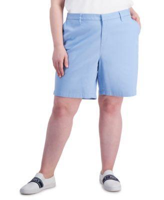 Plus Size Hollywood Bermuda Shorts Product Image