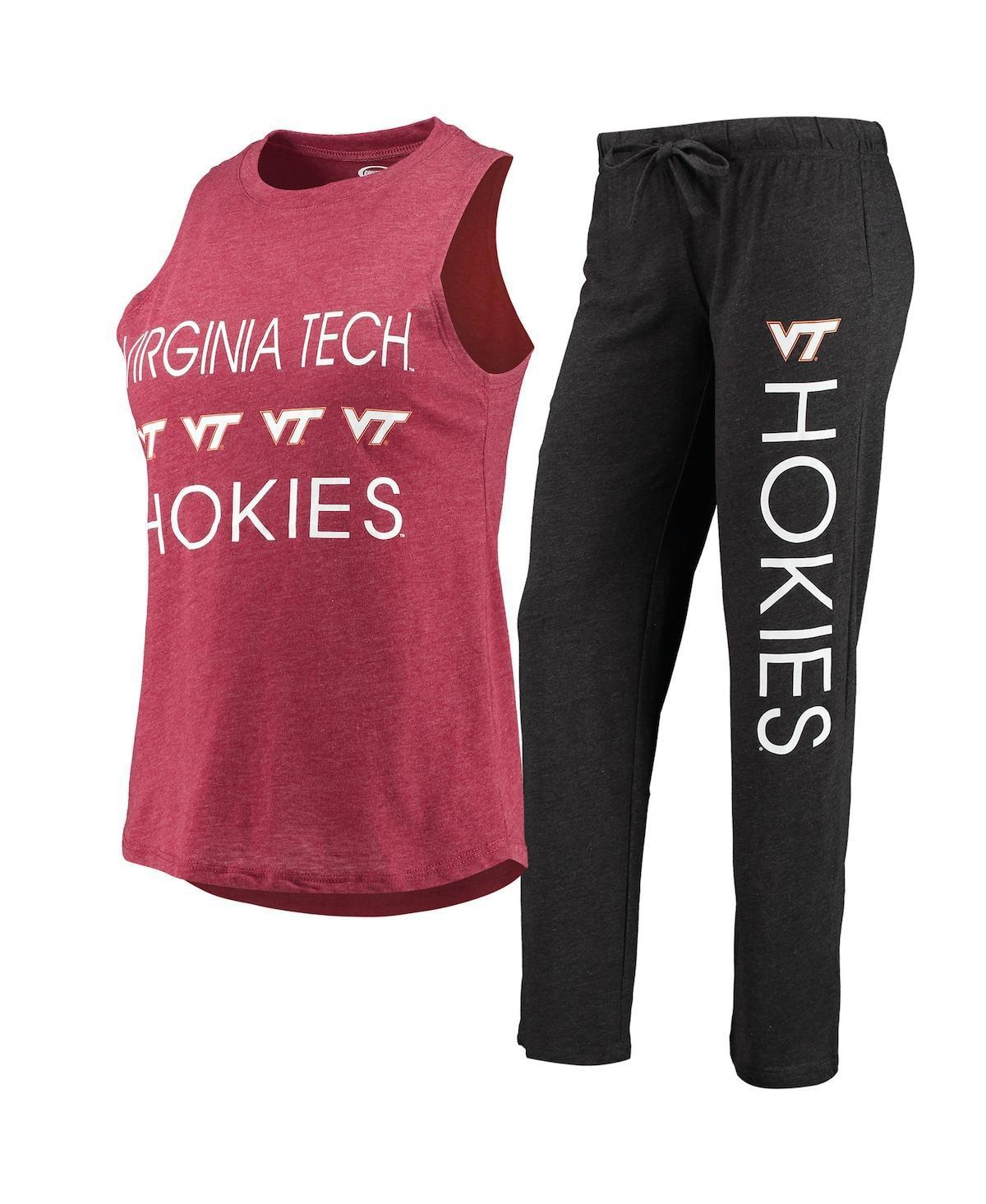 Womens Concepts Sport /Maroon Virginia Tech Hokies Tank Top & Pants Sleep Set Product Image