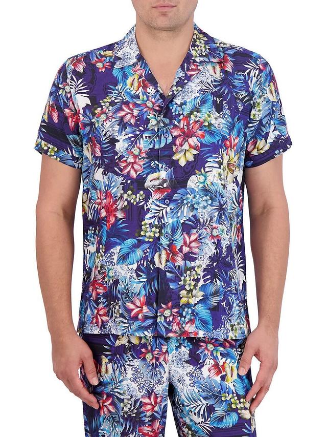 Mens Merrick Floral Camp Shirt Product Image