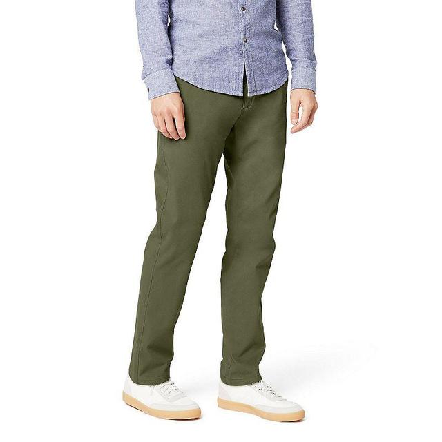 Mens Dockers Ultimate Chino Slim-Fit with Smart 360 Flex Dark Green Product Image