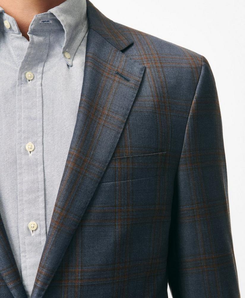 Traditional Fit Checked Sport Coat in Wool Product Image