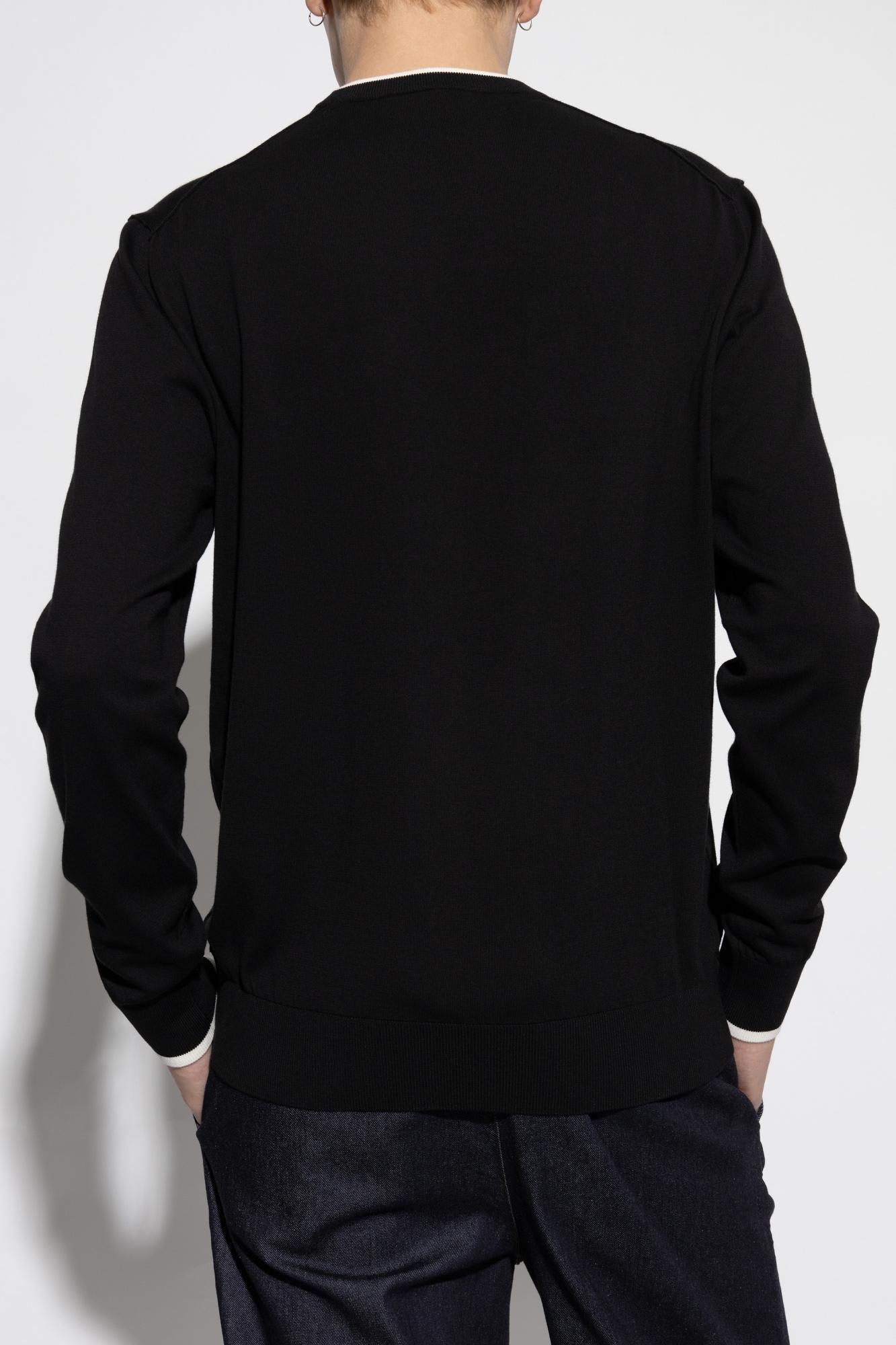 Sweater With Logo In Black Product Image