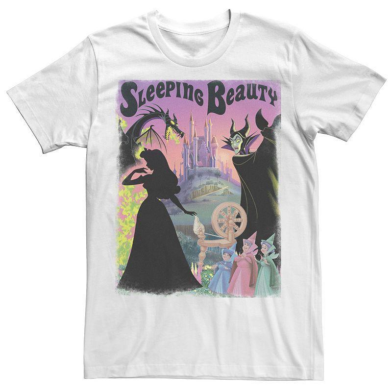 Disneys Sleeping Beauty Aurora Maleficent Mens Poster Tee Product Image