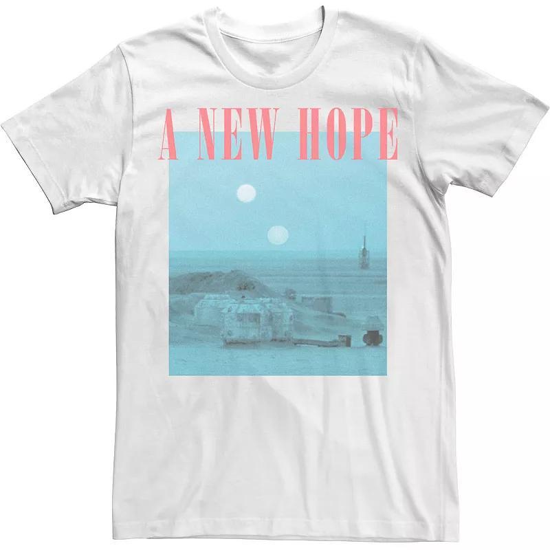 Mens Star Wars New Hope Overlay Poster Tee Product Image