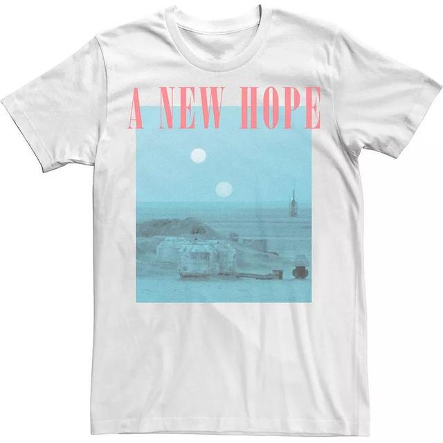 Mens Star Wars New Hope Overlay Poster Tee Product Image