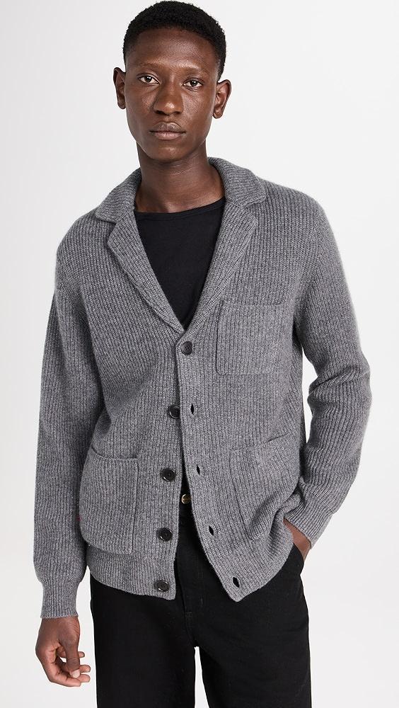 Alex Mill Ribbed Cardigan in Cashmere | Shopbop Product Image