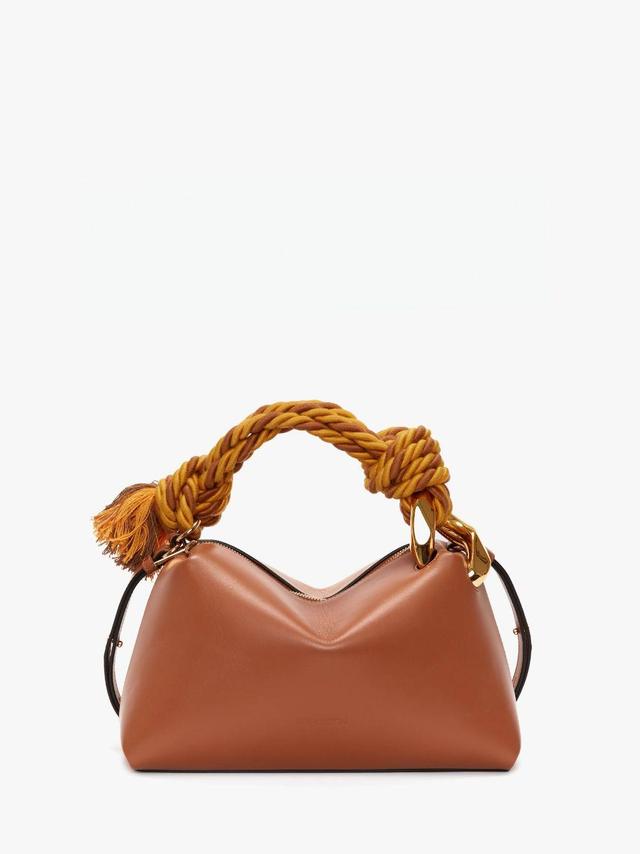 JWA CORNER BAG - LEATHER TOP HANDLE BAG in black | JW Anderson US  Product Image