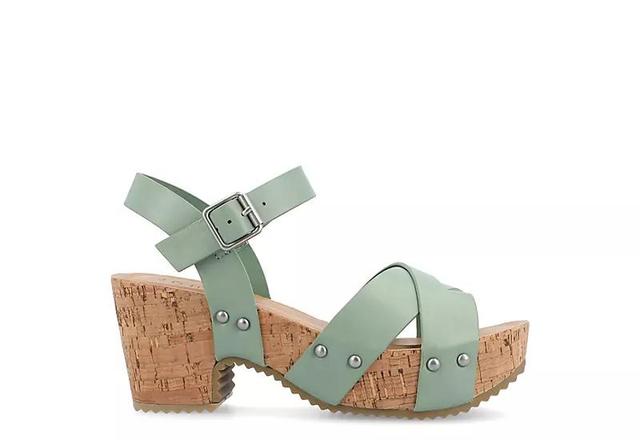 Journee Collection Valentina Womens Platform Sandals Product Image