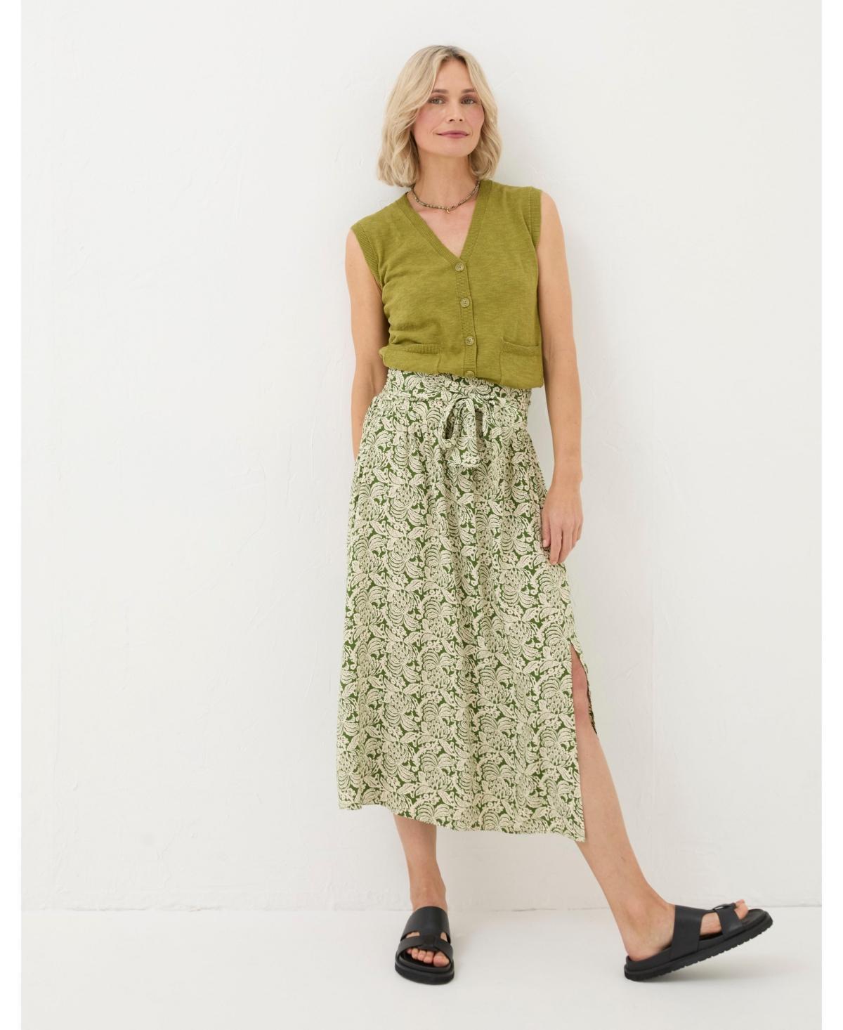 FatFace Womens Sascha Damask Floral Midi Skirt Product Image