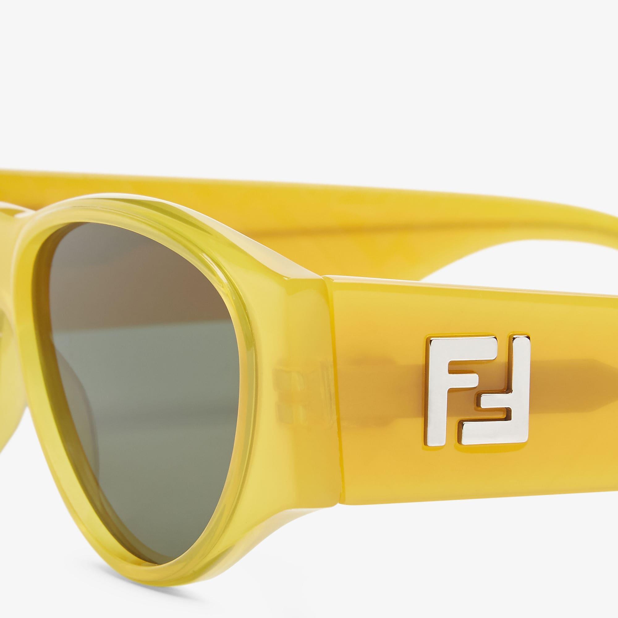 FF SquaredYellow acetate sunglasses Product Image