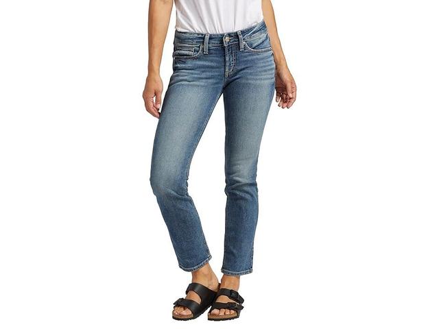 Silver Jeans Co. Britt Low Rise Straight Leg Jeans L90410EPX316 (Indigo) Women's Jeans Product Image