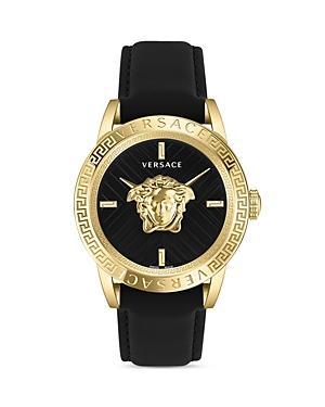 Versace Mens V-Code Quartz Analog Gold Stainless Steel Bracelet Watch Product Image