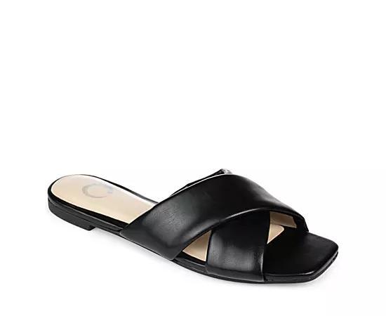 Journee Collection Womens Carlotta Flat Slide Sandals Product Image