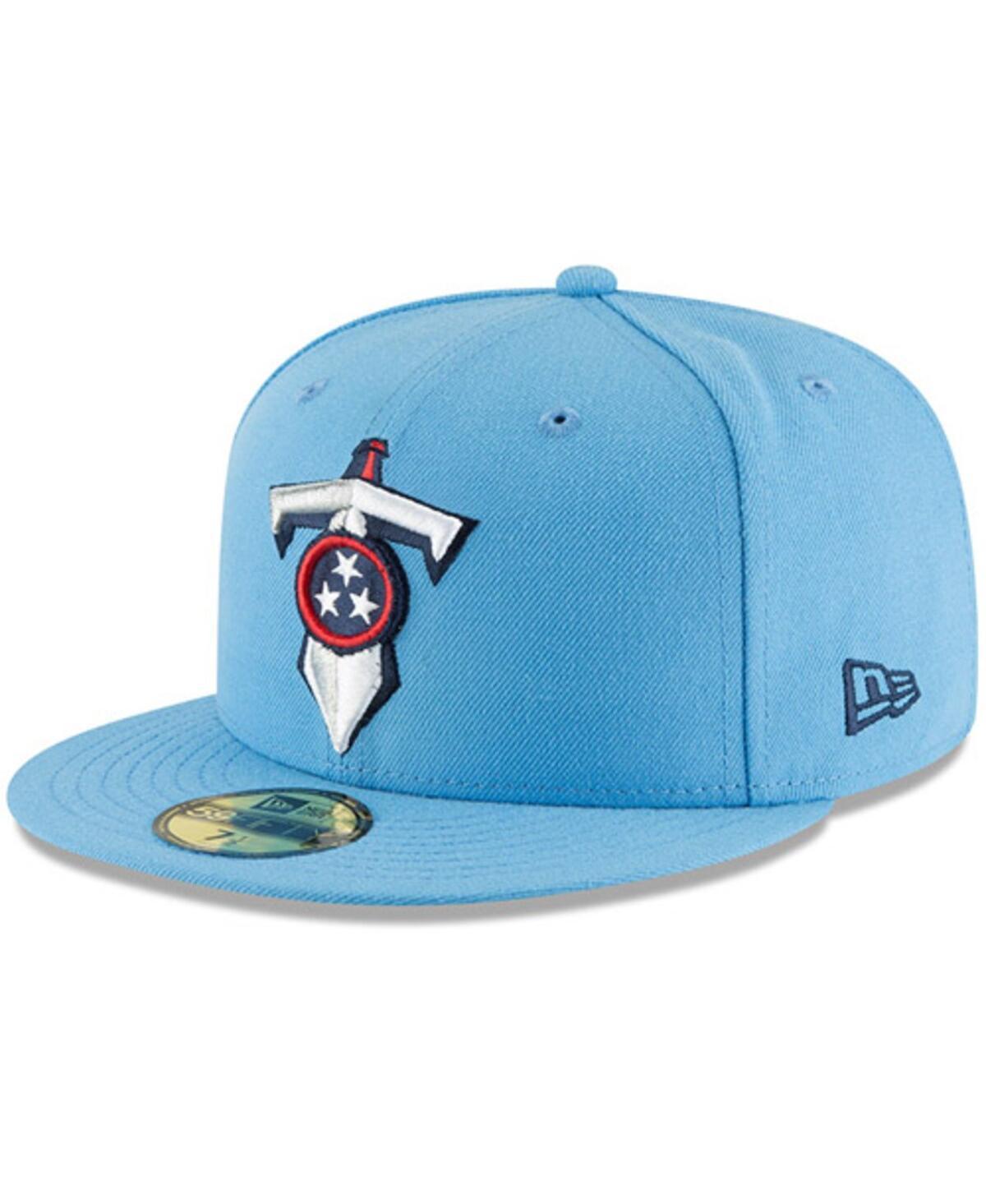 Mens New Era Light Blue Tennessee Titans Omaha 59FIFTY Fitted Hat Product Image