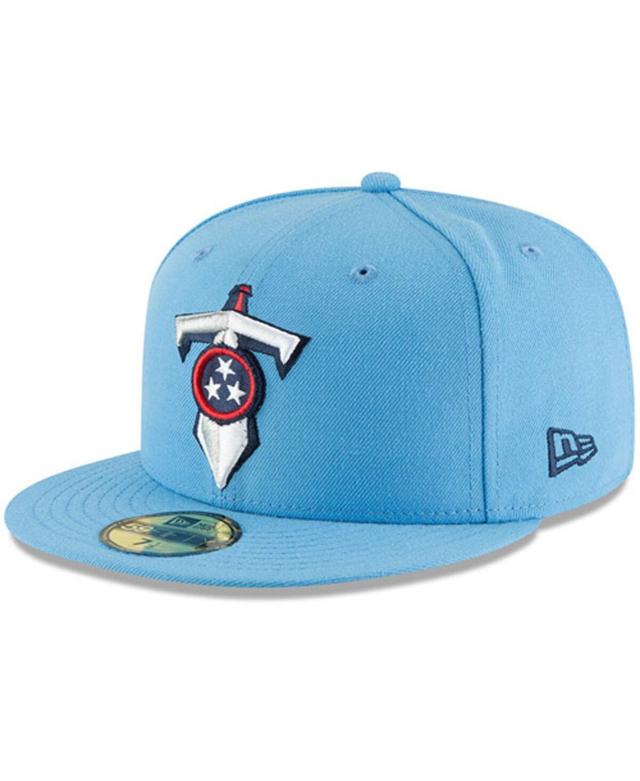 Mens Light Blue Tennessee Titans Omaha 59FIFTY Hat Product Image