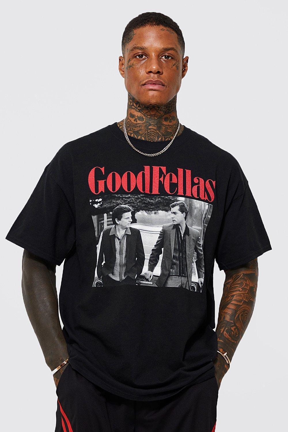 Oversized Goodfellas License T-shirt | boohooMAN USA Product Image