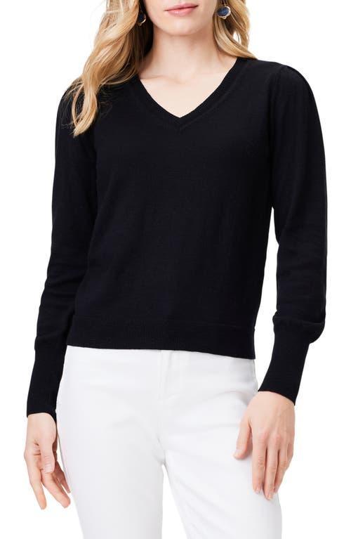 Womens Slub V-Neck Sweater Product Image