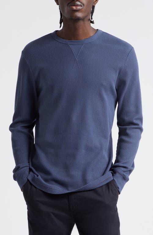 Mens Cotton Waffle-Knit Sweatshirt Product Image