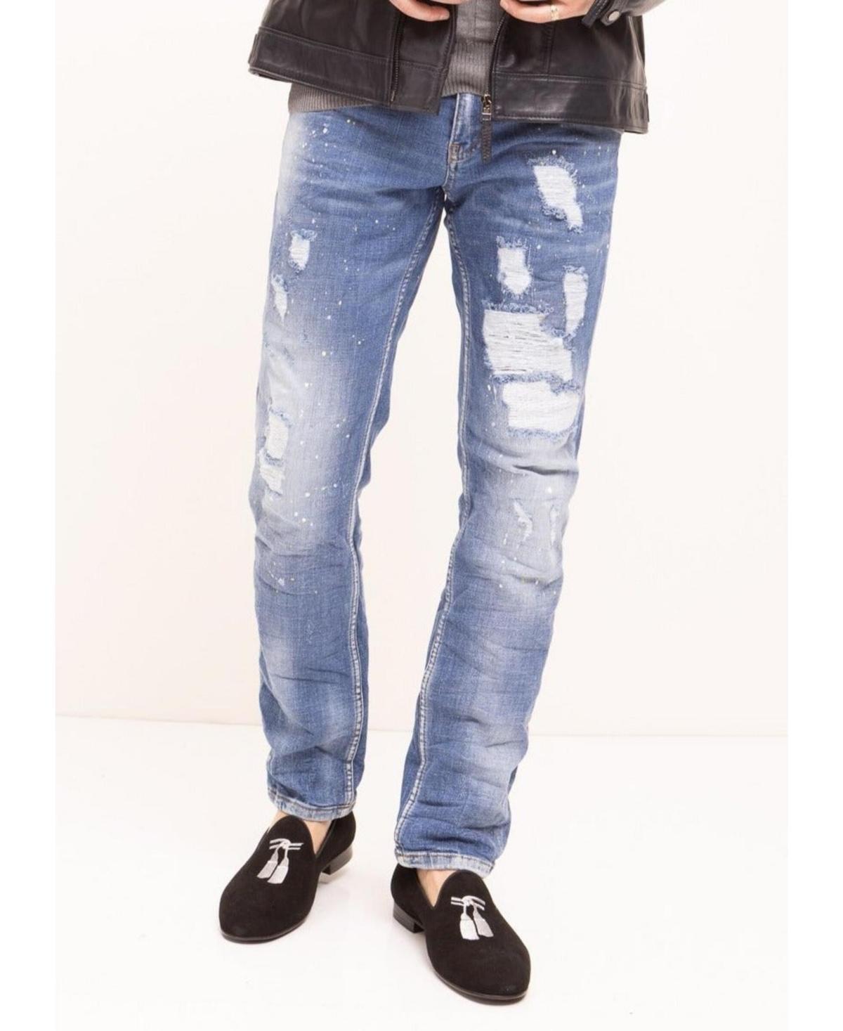 Ron Tomson Mens Modern Sanded Denim Jeans Product Image