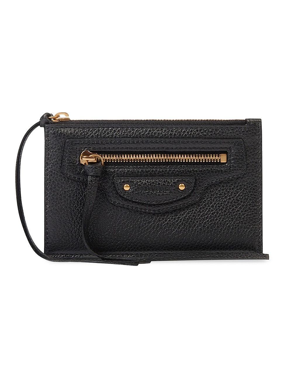 Womens Neo Classic Long Card Holder - Black - Black Product Image