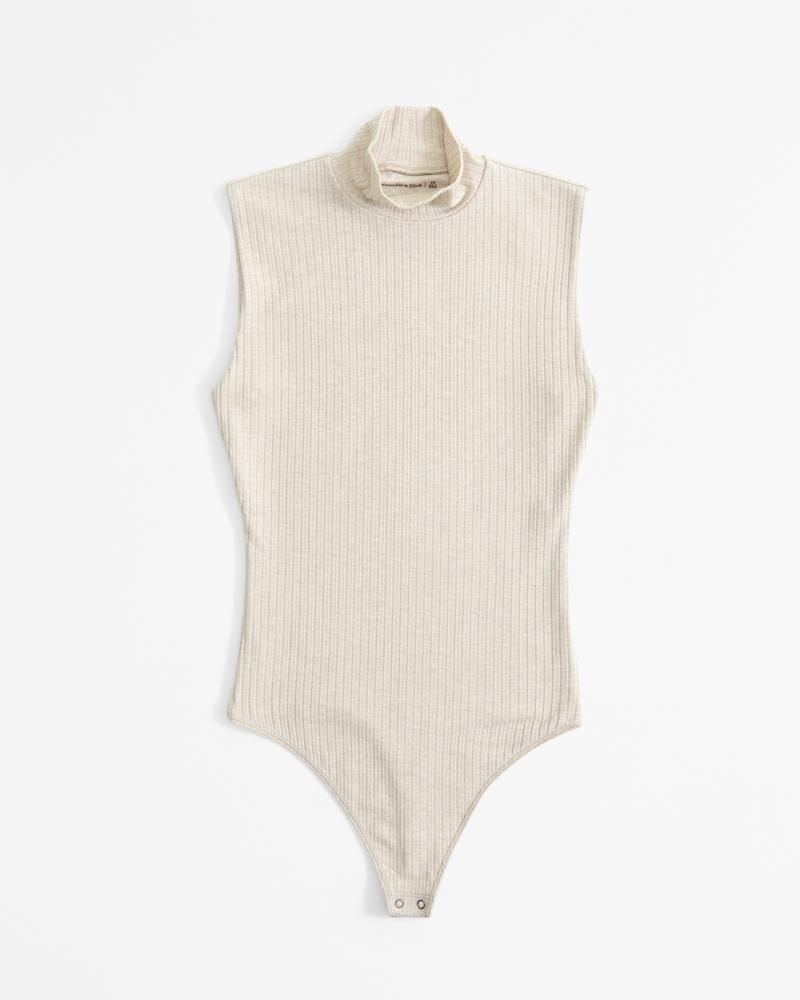 Wide Rib Mockneck Bodysuit Product Image