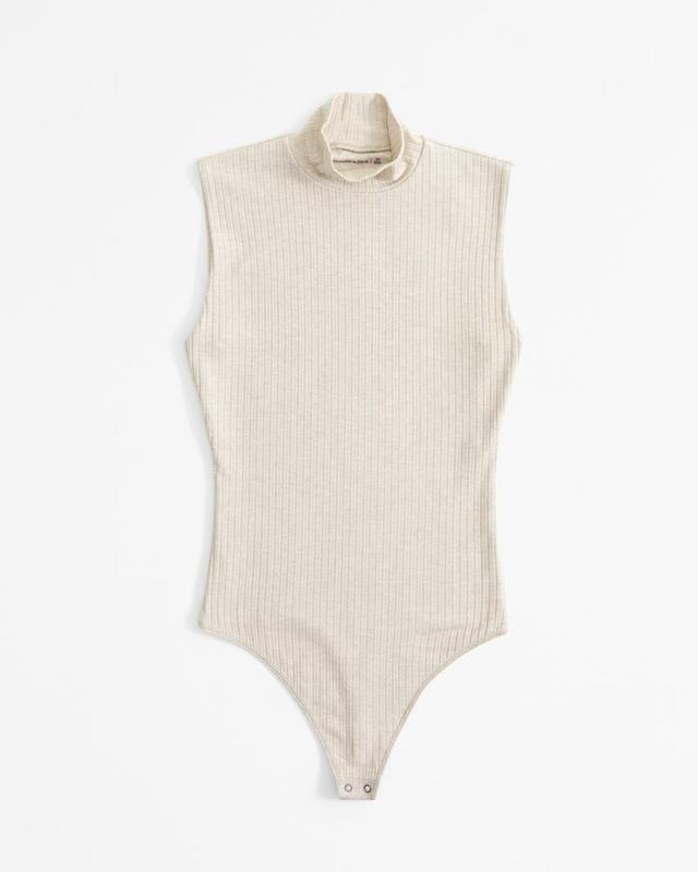 Wide Rib Mockneck Bodysuit Product Image