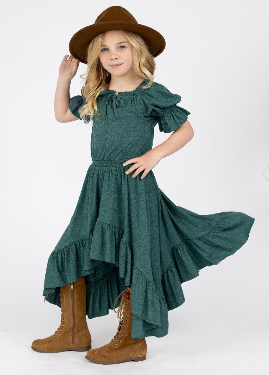 Gwenola Dress in Heather Ocean  Product Image