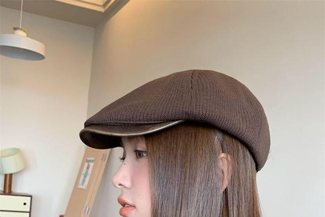 Knit Newsboy Cap Product Image