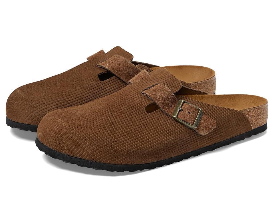 Birkenstock Mens Boston Corduroy Suede Embossed Clogs Shoes Product Image