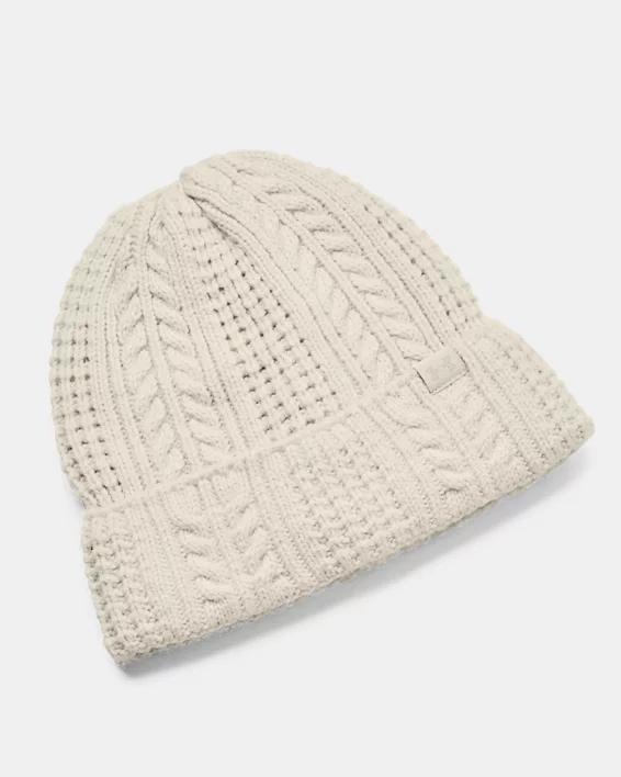 Womens UA Halftime Cable Knit Beanie Product Image