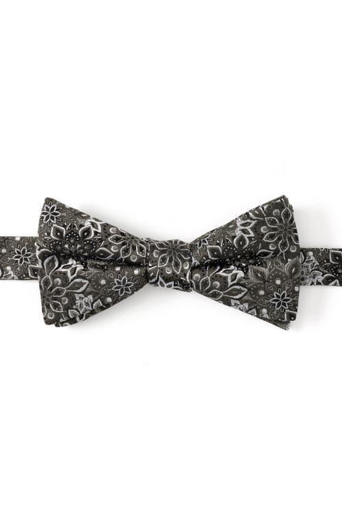 Cufflinks, Inc. Kaleido Floral Charcoal Silk Bow Tie Product Image