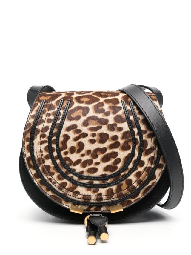 CHLOÉ Small Saddle Cross Body Bag In Brown Product Image