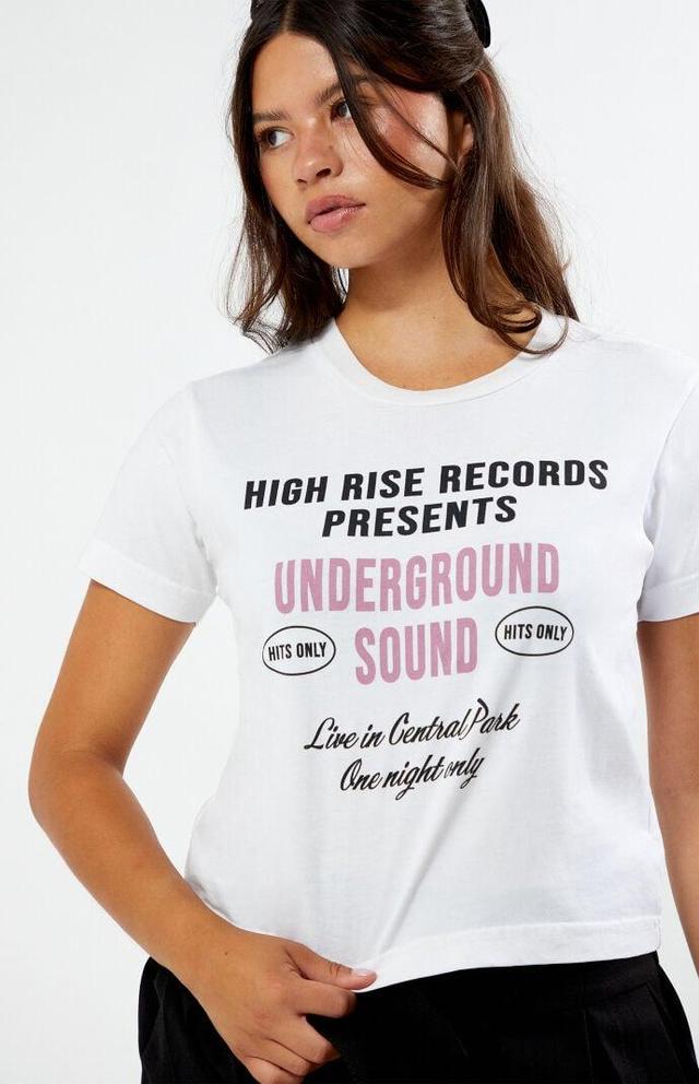 Women's High Rise Records T-Shirt Product Image