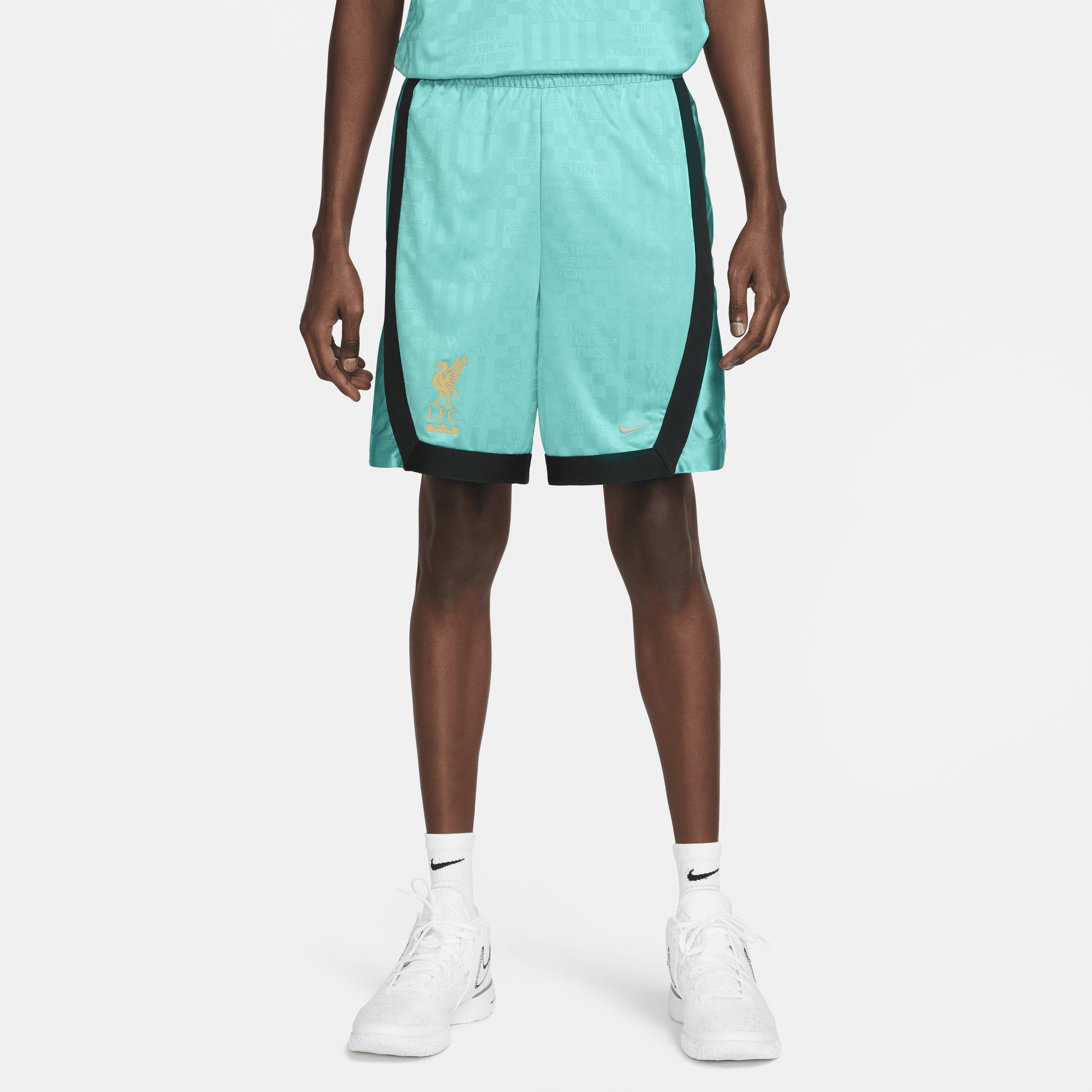 Nike Mens Nike LeBron Dri-FIT DNA 8 Shorts - Mens Washed Teal/Truly Gold Product Image