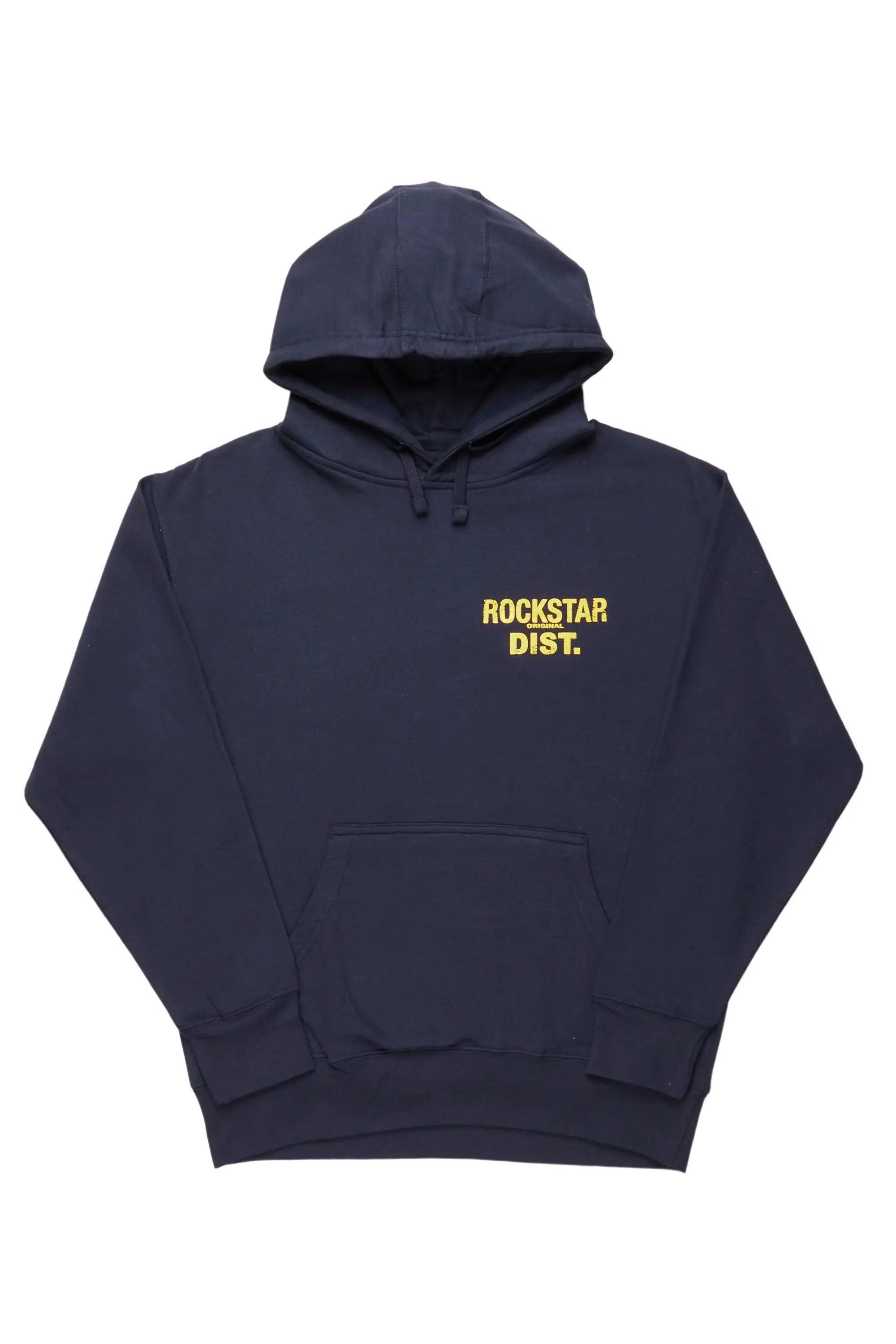 Dalasia Navy Oversized Hoodie Female Product Image