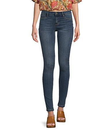 Jessica Simpson Mid Rise Kiss Me Skinny Jeans Product Image