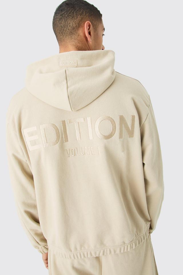 EDITION Oversized Boxy Heavyweight Hoodie | boohooMAN USA Product Image