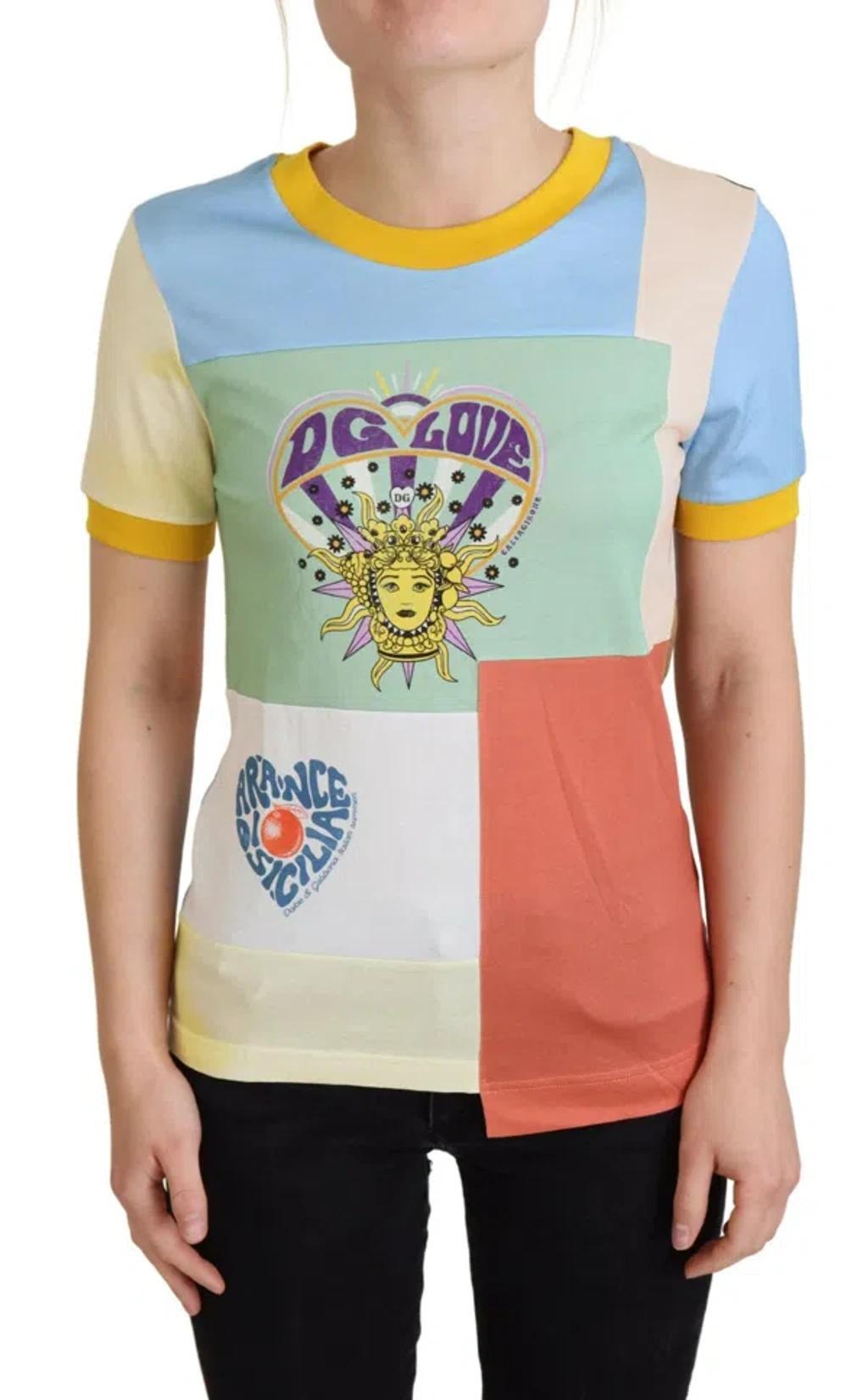 DOLCE & GABBANA T-shirts In Multicolor Product Image