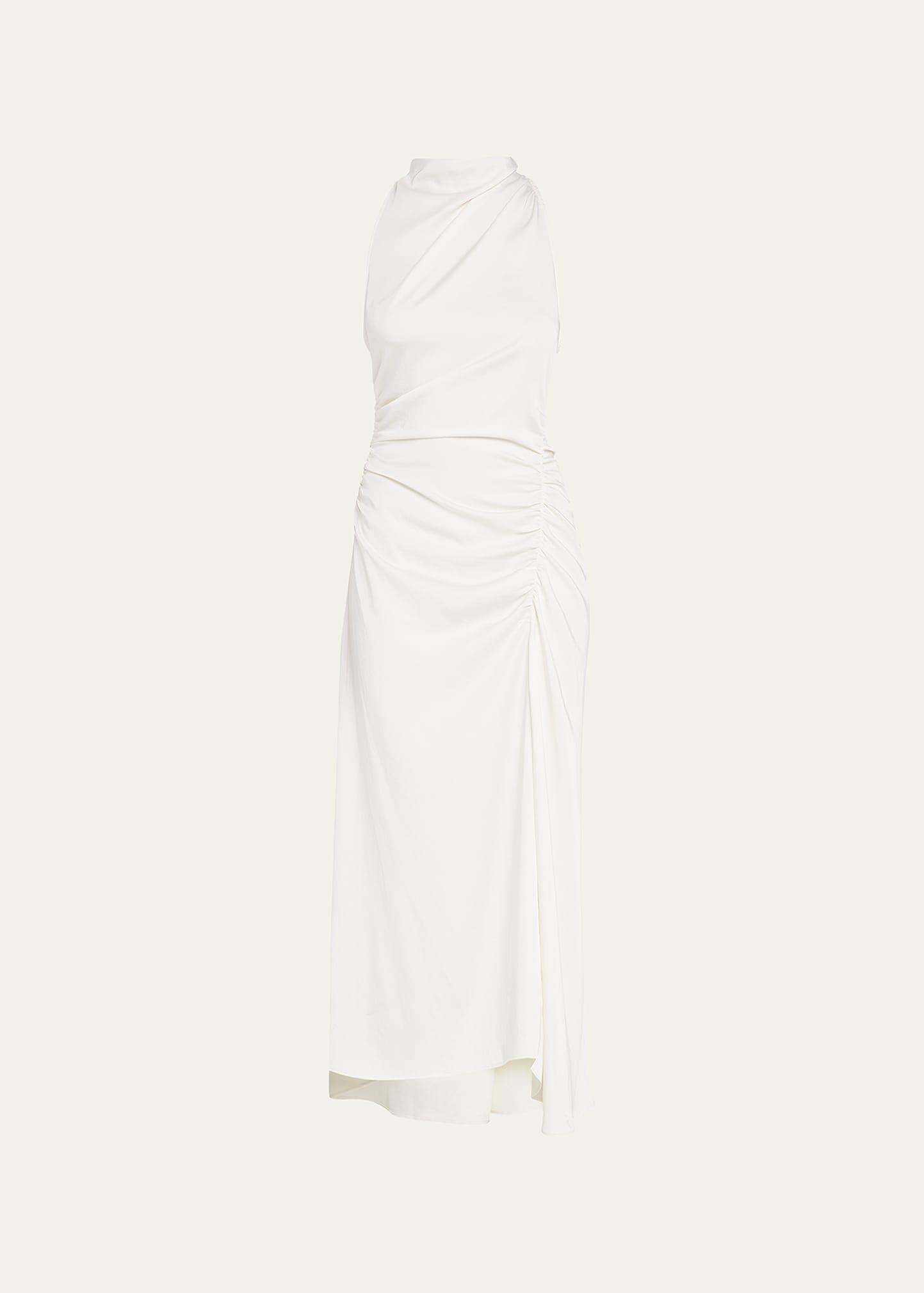 Womens Inez Satin Halter Dress Product Image