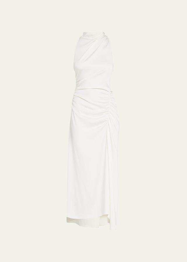 Womens Inez Satin Halter Dress Product Image