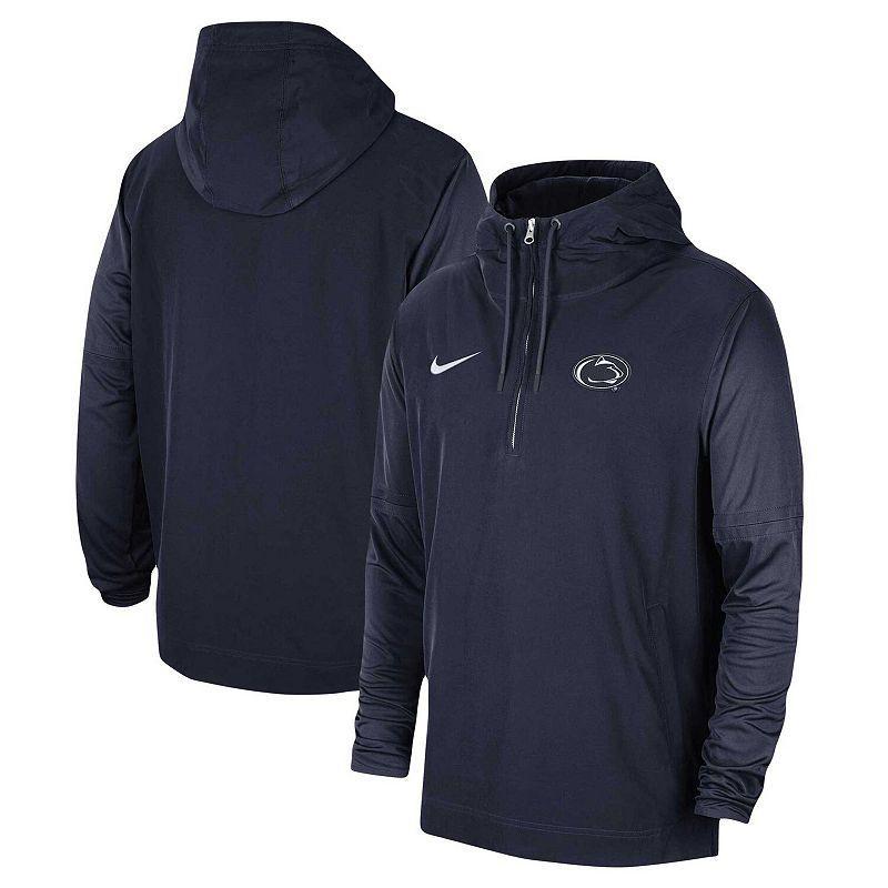 Mens Nike Black Oregon Ducks 2023 Sideline Player Quarter-Zip Hoodie Jacket Product Image