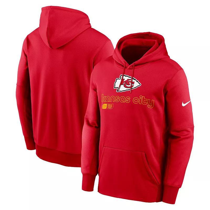 Mens Kansas City Chiefs Mens Nike Therma NFL Pullover Hoodie Product Image