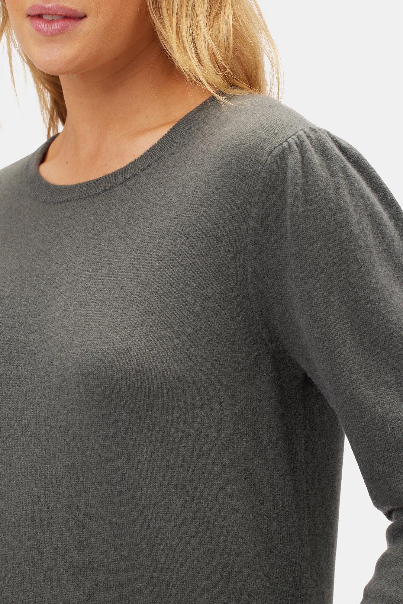 Odilia Cashmere Sweater - Olive Green Product Image