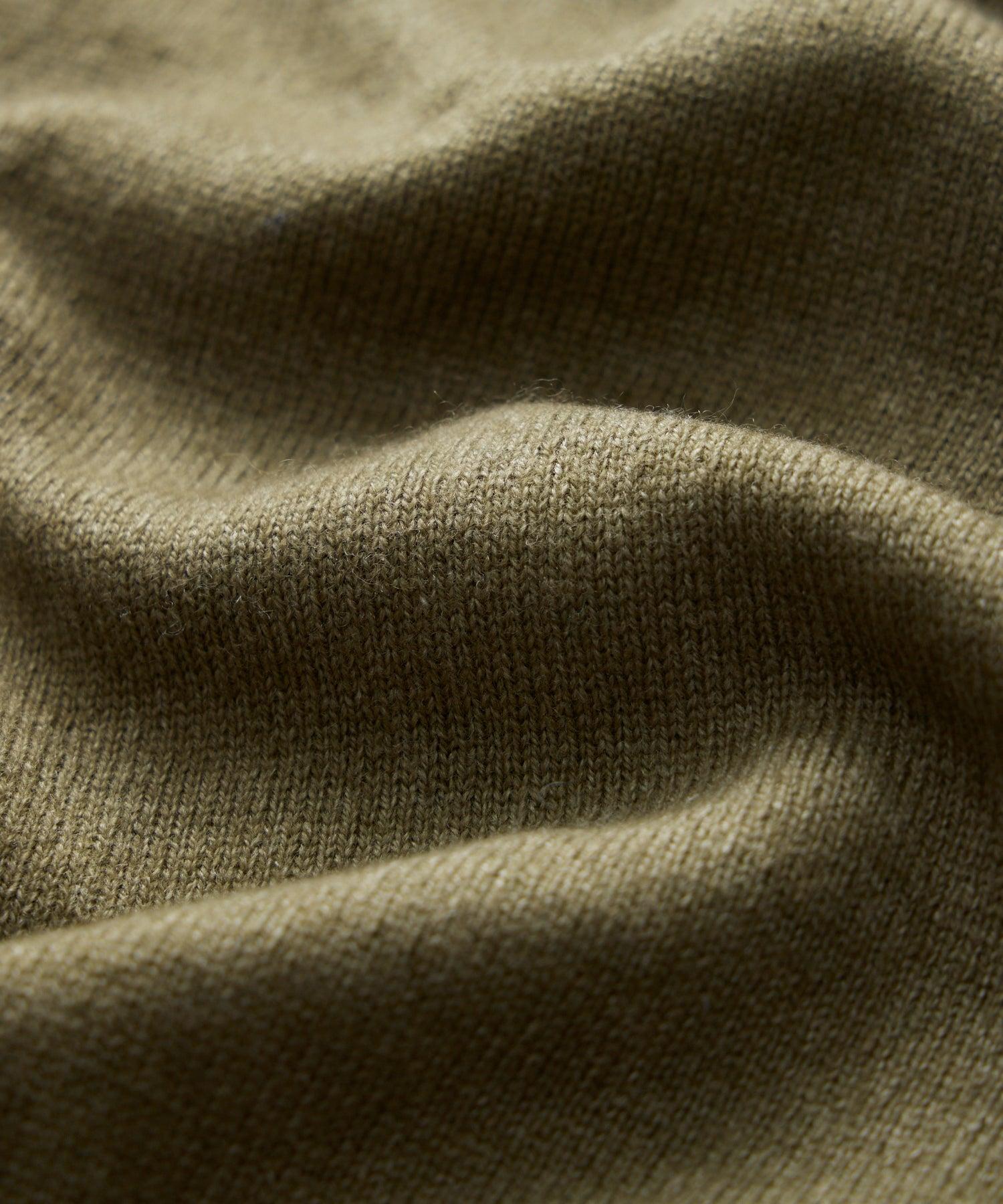 Italian Garment Dyed Wool Cashmere Crewneck Sweater Product Image