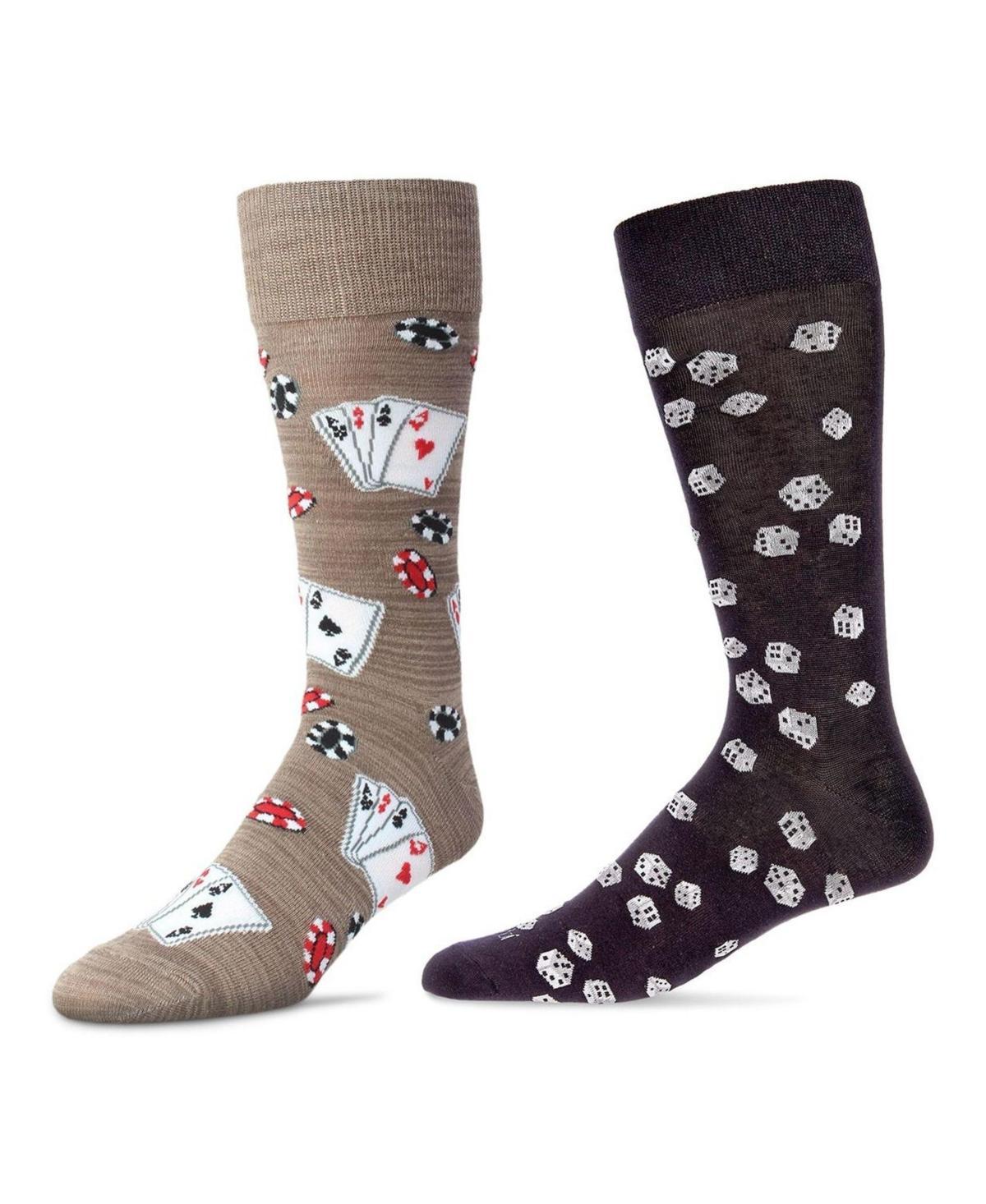 MeMoi Mens Pair Novelty Socks, Pack of 2 Product Image