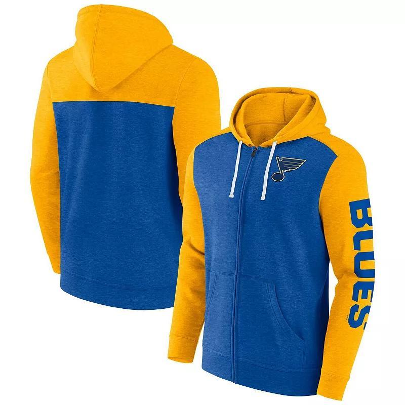 Mens Fanatics Branded Heather St. Louis s Down and Distance Full-Zip Hoodie Product Image