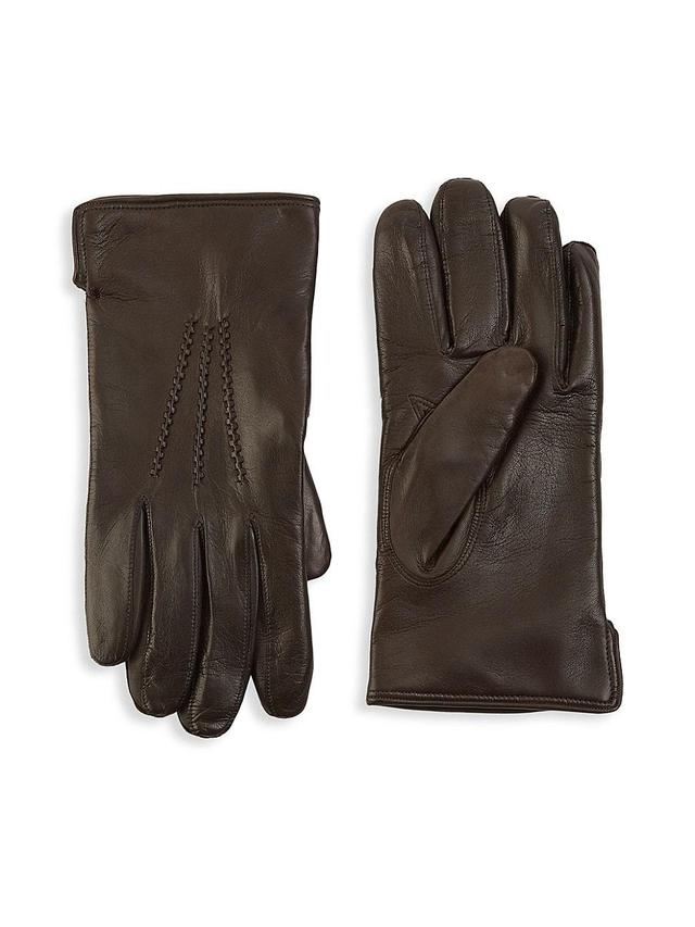 Mens COLLECTION Leather Touch Tech Gloves Product Image